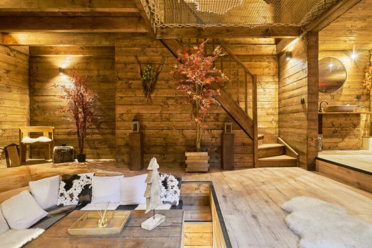 Love room Cottage Courchevel avec sauna ciel étoilé et jacuzzi près de Lille