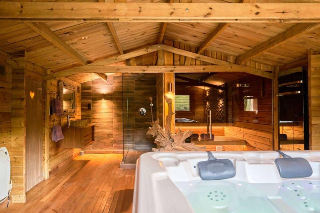 Le spa privatif du cottage canadien
